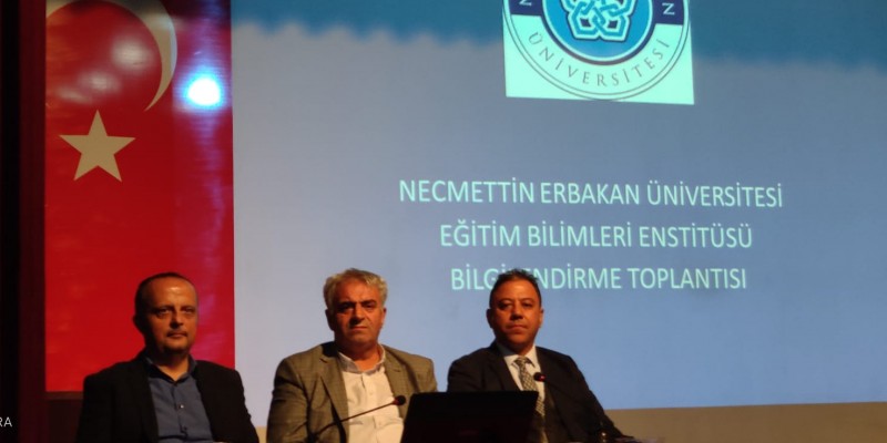 2022-2023 Eğitim ve Öğretim Yılı Eğitim Bilimleri Enstitüsü Yüksek Lisans ve Doktora Öğrencilerine Yönelik Bilgilendirme Toplantısı Gerçekleştirildi.