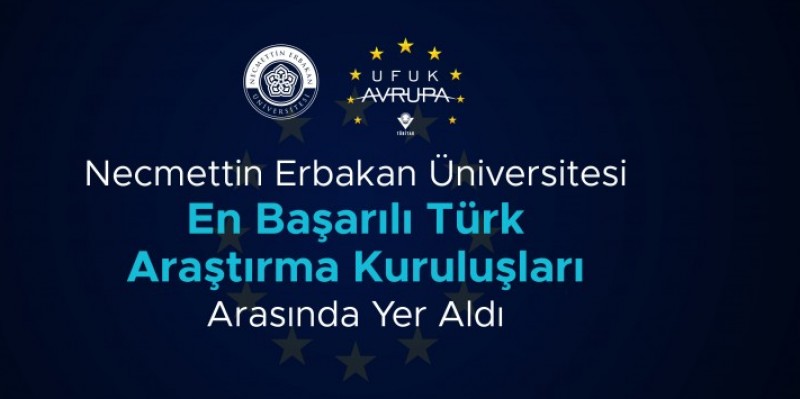 Üniversitemiz, En Başarılı Türk Araştırma Kuruluşları Arasında Yer Aldı