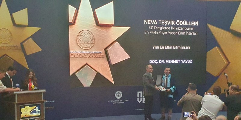 Doç. Dr. Mehmet YAVUZ'u Tebrik Ederiz.