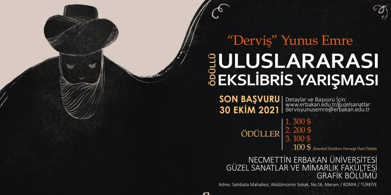 Fakültemizde Uluslararası "Derviş" Yunus Emre Ekslibris Yarışması