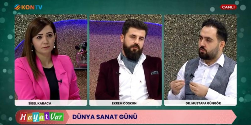 Dünya Sanat Günü Kapsamında KONTV’ye Konuk Olduk