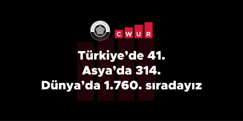 CWUR Sıralamasına Türkiye’den Giren En Genç Üniversite Olduk