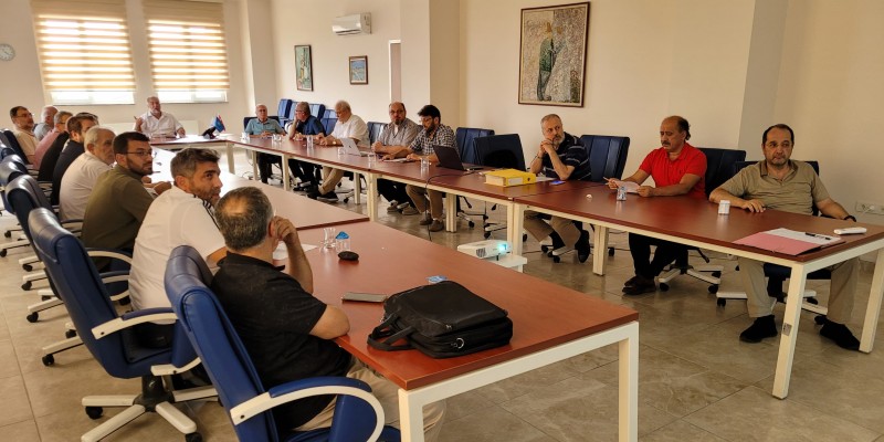 Fakültemiz Anabilim Dalı Başkanlarımız ile Ders Bilgi Paketlerinin Güncellenmesi Konusunda İstişare Toplantısı Yapıldı