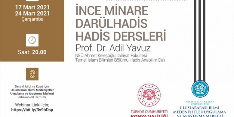 İnce Minare Darülhadis Hadis Dersleri 10 (Prof. Dr. Adil YAVUZ)