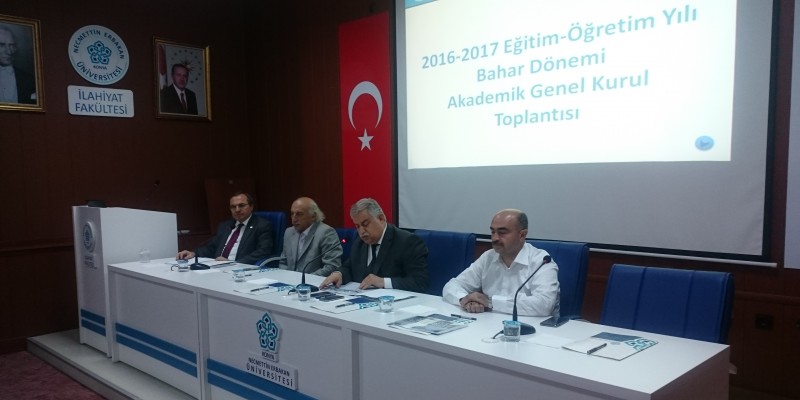 2016-2017 Bahar Dönemi Fakülte Akademik Genel Kurul Toplantısı Yapıldı