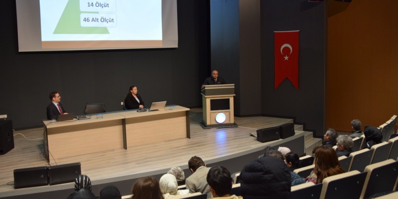 Güzel Sanatlar ve Mimarlık Fakültesi'nde "Kurumsal Yönetimi Sistemi Eğitimi" Verildi.