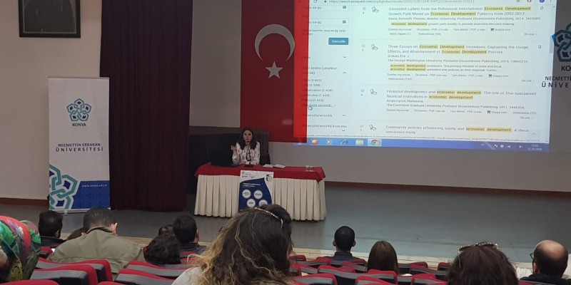 Proquest Dissertations & Theses Global Eğitim Semineri