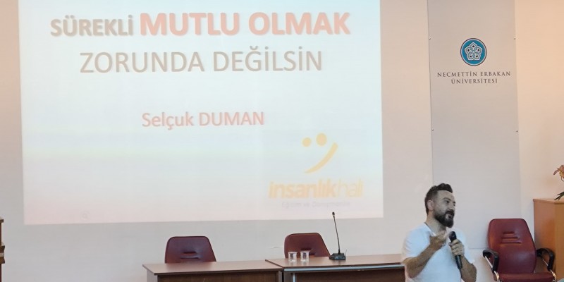 Prof. Dr. Didem Kaya moderatörlüğünde düzenlenen "Sürekli Mutlu Olmak Zorunda Değilsin" Semineri