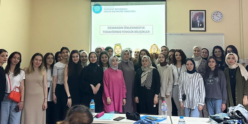 Arş. Gör. Dr. Elif Didem Örs Demet tarafından düzenlenen, “Demansın Önlenmesinde ve Tedavisinde Polifenollerin Önemi" konulu seminer