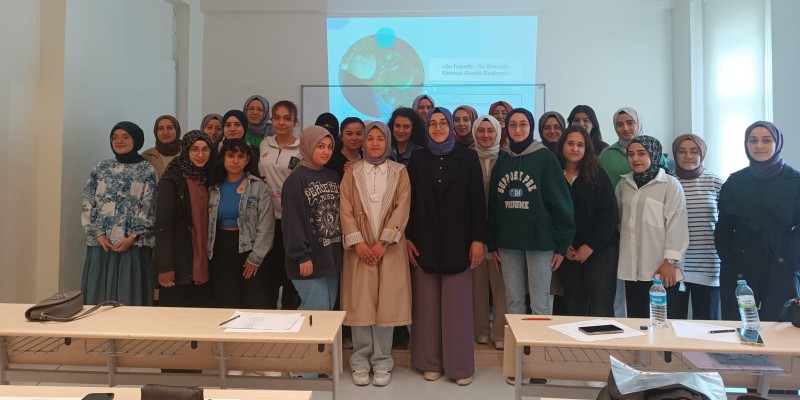 Öğr. Gör. Havvanur Taşkın'ın düzenlediği "Sürdürülebilir Bir Gezegen İçin Suyun Rolü" semineri