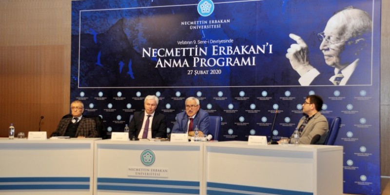 Prof. Dr. Necmettin Erbakan Vefatının 9. Sene-i Devriyesinde Üniversitemizde Anıldı