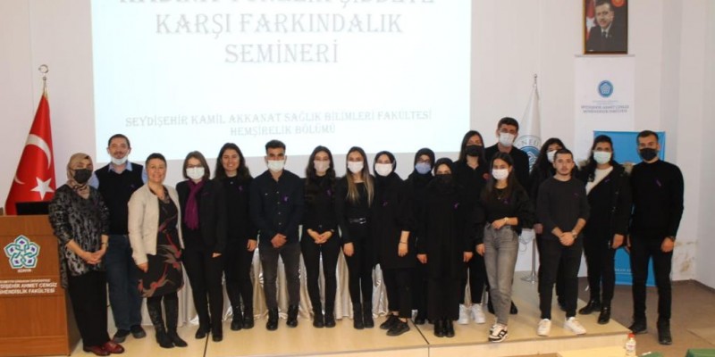 Kadına Yönelik Şiddete Karşı Farkındalık Semineri Düzenlendi