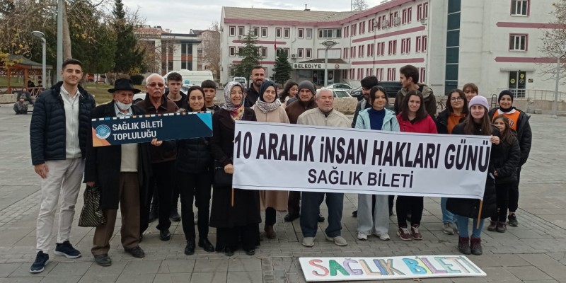 "10 Aralık Dünya İnsan Hakları Günü" Farkındalık Yürüyüşü