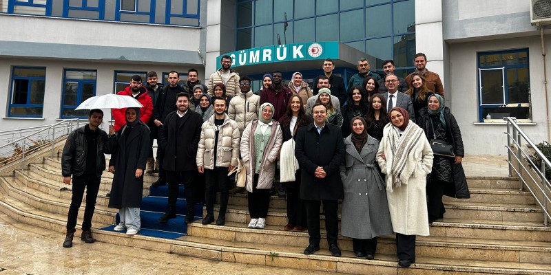 Uluslararası Ticaret ve Finansman Bölümü Öğrencilerinden Konya Gümrük Müdürlügüne Teknik Gezi