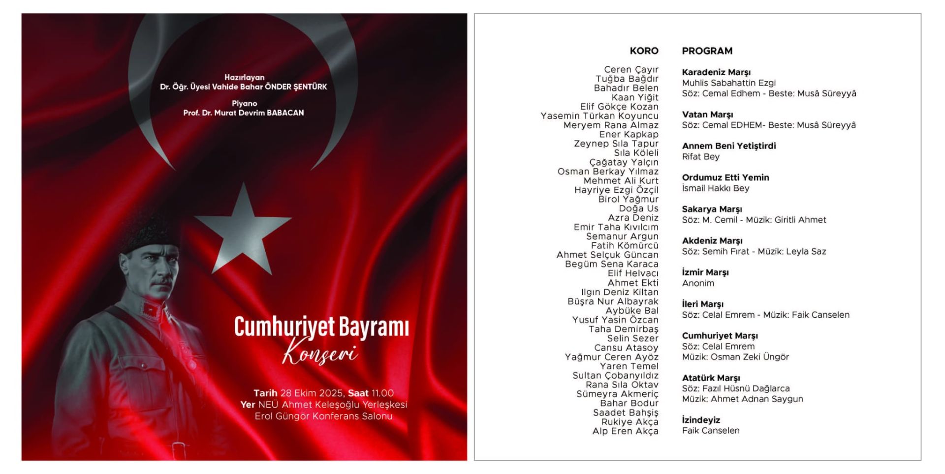 October 29 Republic Day Concert