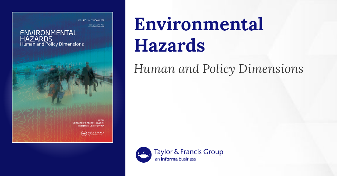 Uluslararası Yayın: Environmental Hazards