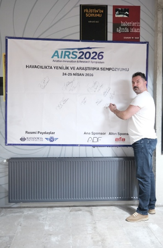 Fakültemiz öğretim üyelerinden Doç. Dr. Selçuk Ekici, AIRS 2026 Havacılık Sempozyumu'na Katıldı.