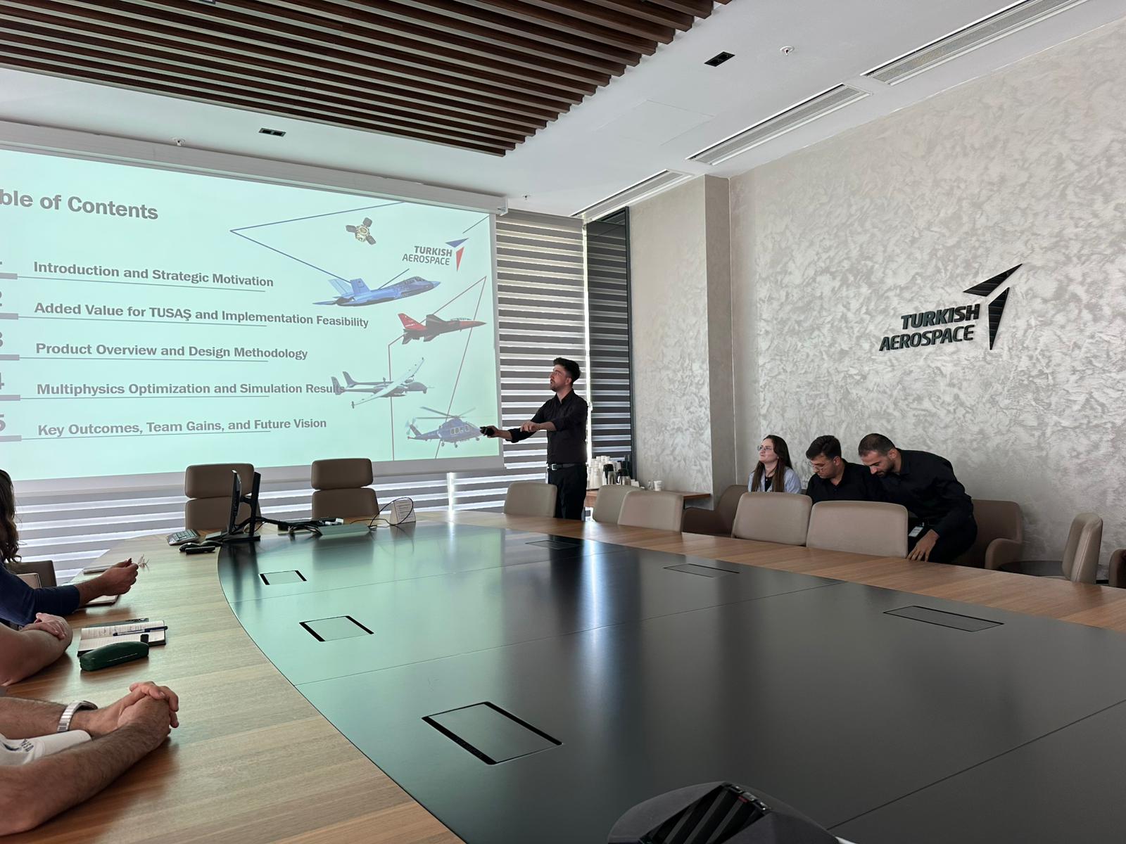 Fakültemiz Uçak Mühendisliği Ekibi tarafından LIFT-UP Kapsamında Geliştirilen Proje, TUSAŞ Üst Düzey Yönetiminden Tam Not Aldı