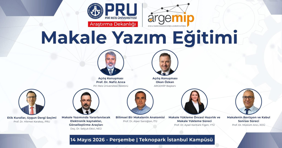 Fakültemiz öğretim üyelerinden Doç. Dr. Selçuk Ekici, "Makale Yazım Eğitimi"nde Eğitmen Olarak Yer Alacak.