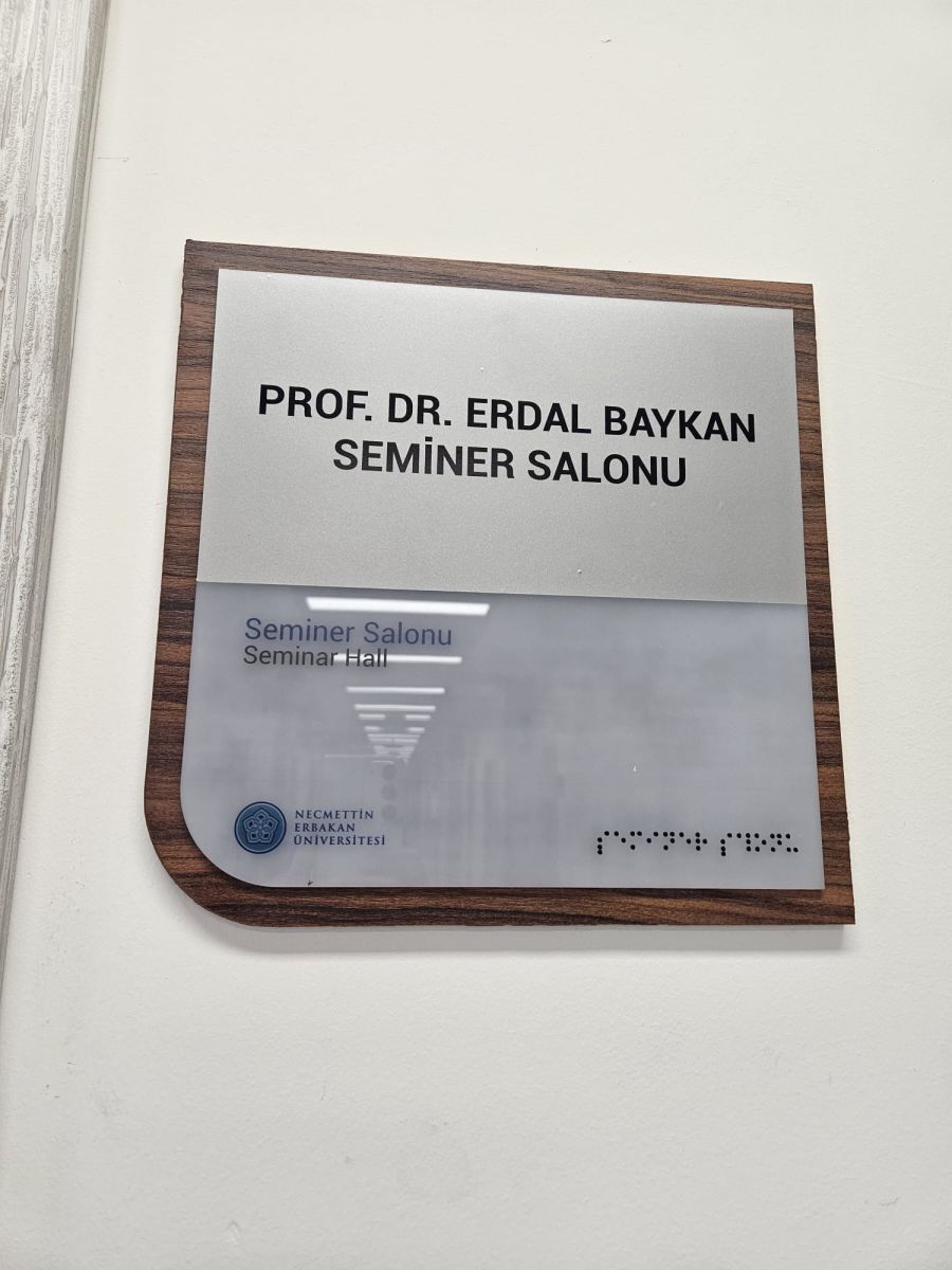 Prof. Dr. Erdal Baykan Seminer Salonu