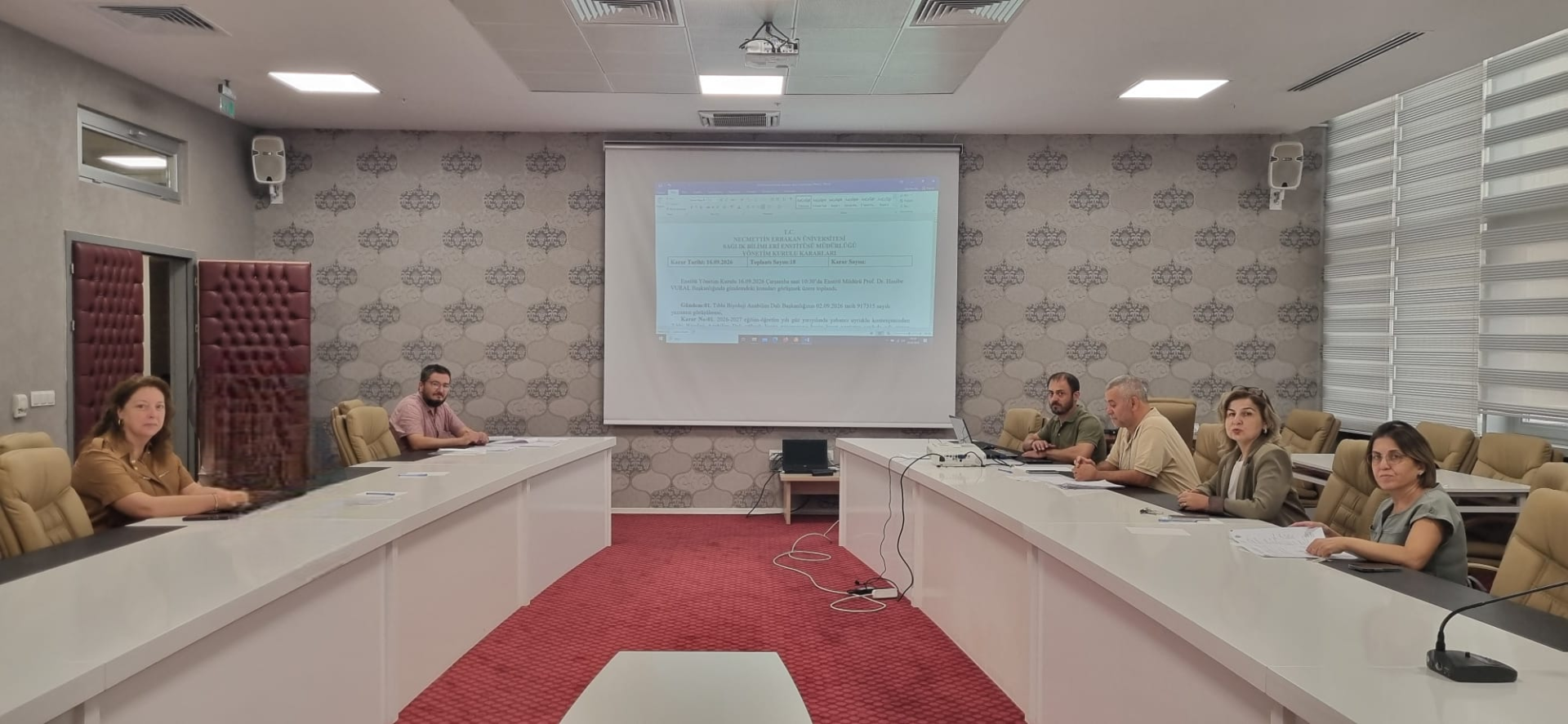 Enstitü Yönetim Kuralları Enstitü Yönetim Kurulu Toplantısı Yapıldı.