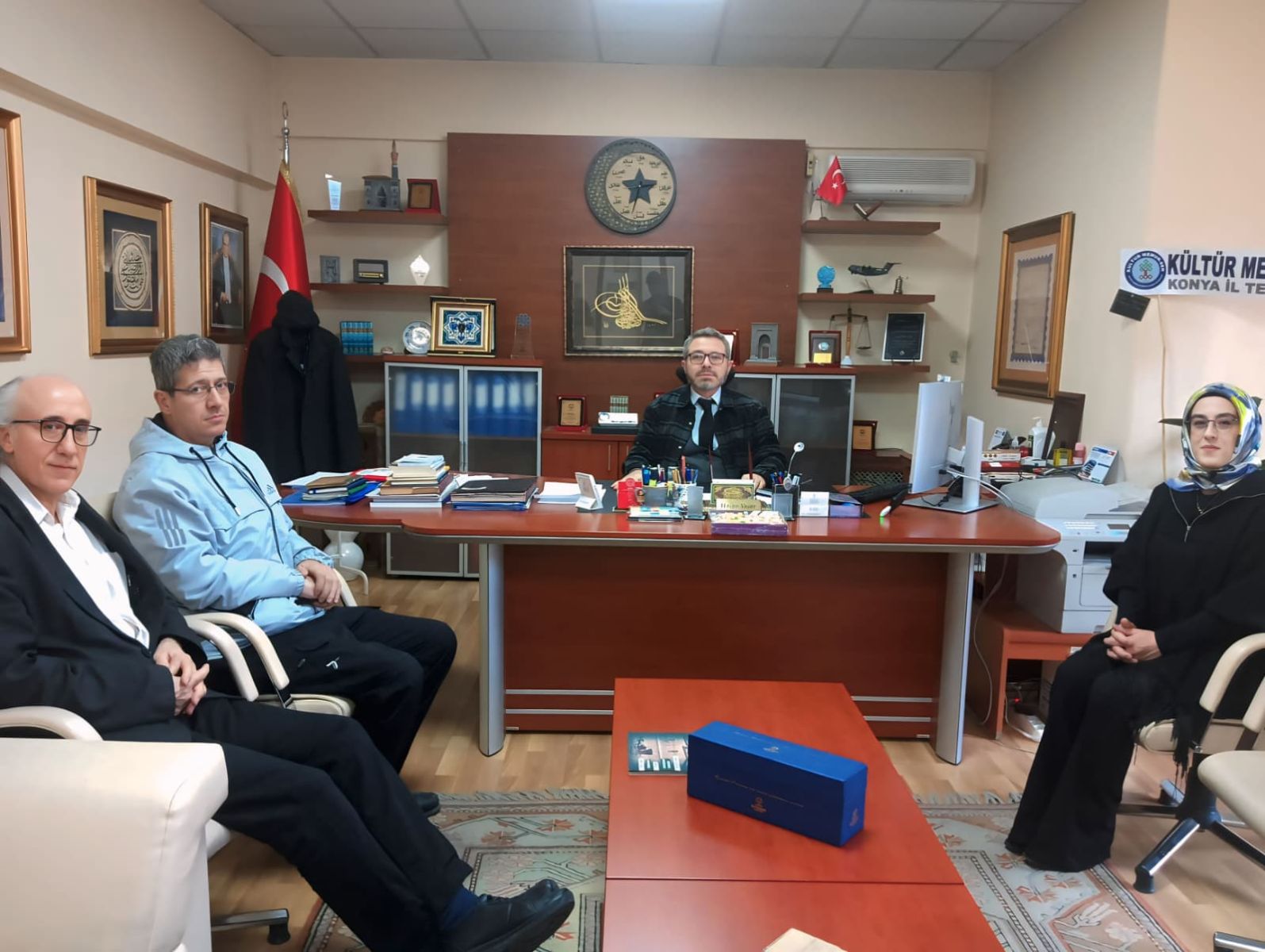 Uluslararası Rumi Medeniyetler Merkezi'nden Konya Yazma Eserler Bölge Müdürlüğü'ne Ziyaret.