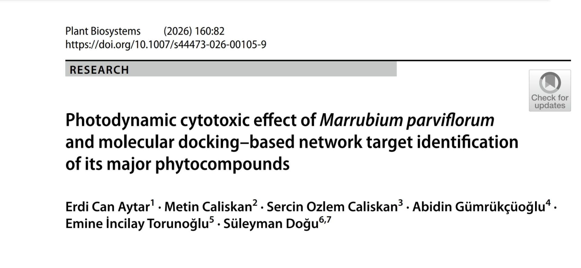 Prof. Dr. Süleyman DOĞU'yu Tebrik Ederiz.