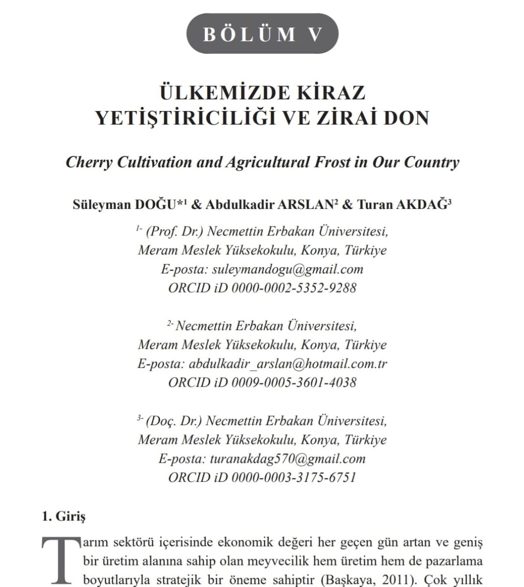 Prof. Dr. Süleyman DOĞU ve Doç. Dr. Turan AKDAĞ’ ı tebrik ederiz.