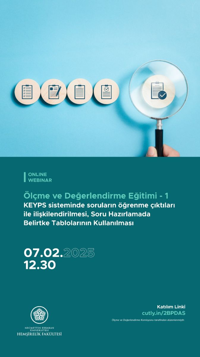 ÖLÇME VE DEĞERLENDİRME EĞİTİMİ-1