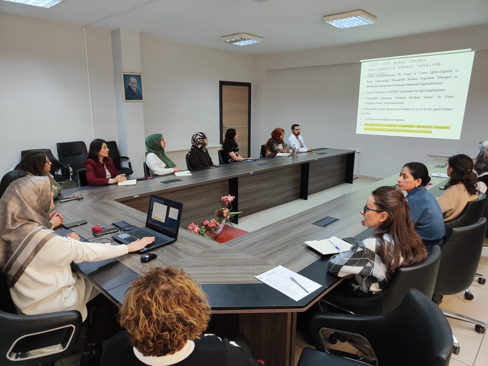 AKADEMİK DANIŞMANLIK TOPLANTISI