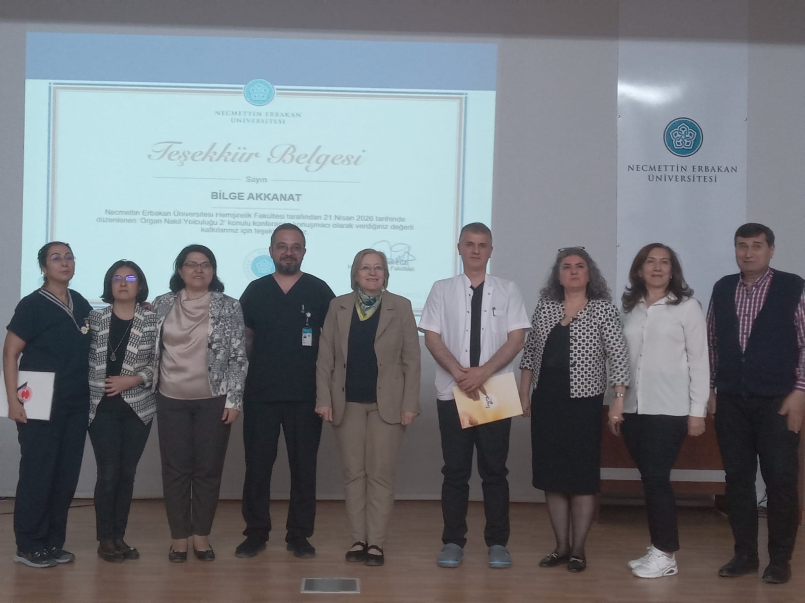 NEÜ Hemşirelik Fakültesi “Organ Nakil Yolculuğu” Konferansı