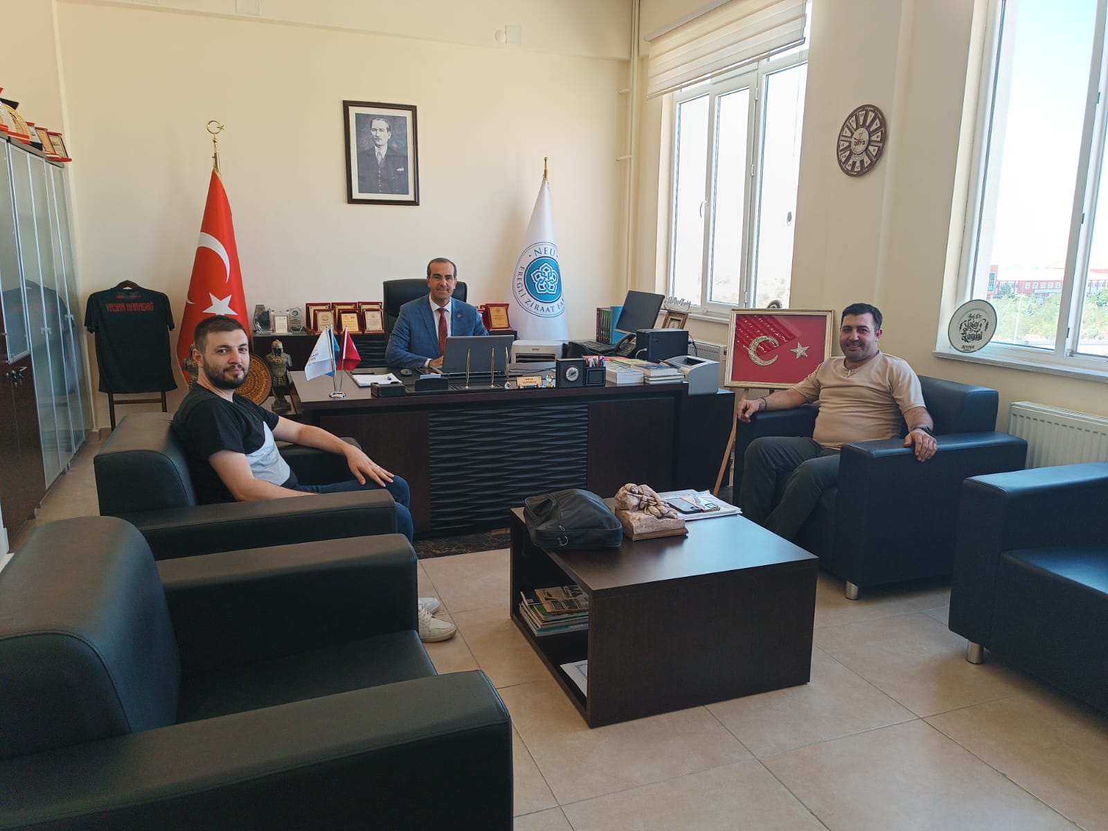 Konya Ereğli Tarım, Gıda ve Hayvancılık Fuarı Kapsamında Sayraç Tarım Organizasyon Başkanı Murat Sayraç Dekanımızı Ziyaret Etti