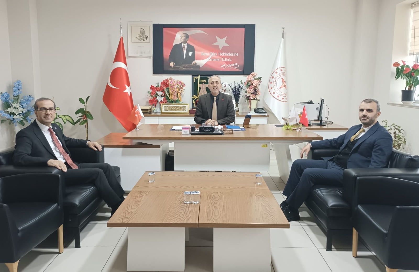 Dekanımız Ereğli Devlet Hastanesi Başhekimi Dr. Sinan Bahçacı’yı Ziyaret Etti