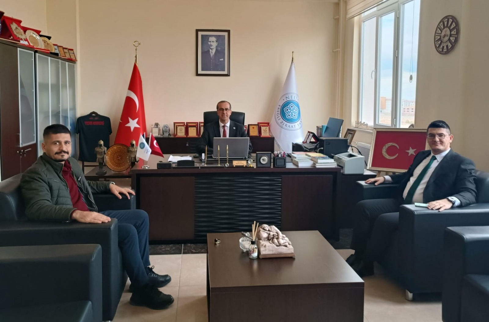 Konya Şeker Bölge Müdürü ve Ereğli Pankobirlik Zirai Şef’inden Dekanımıza Ziyaret