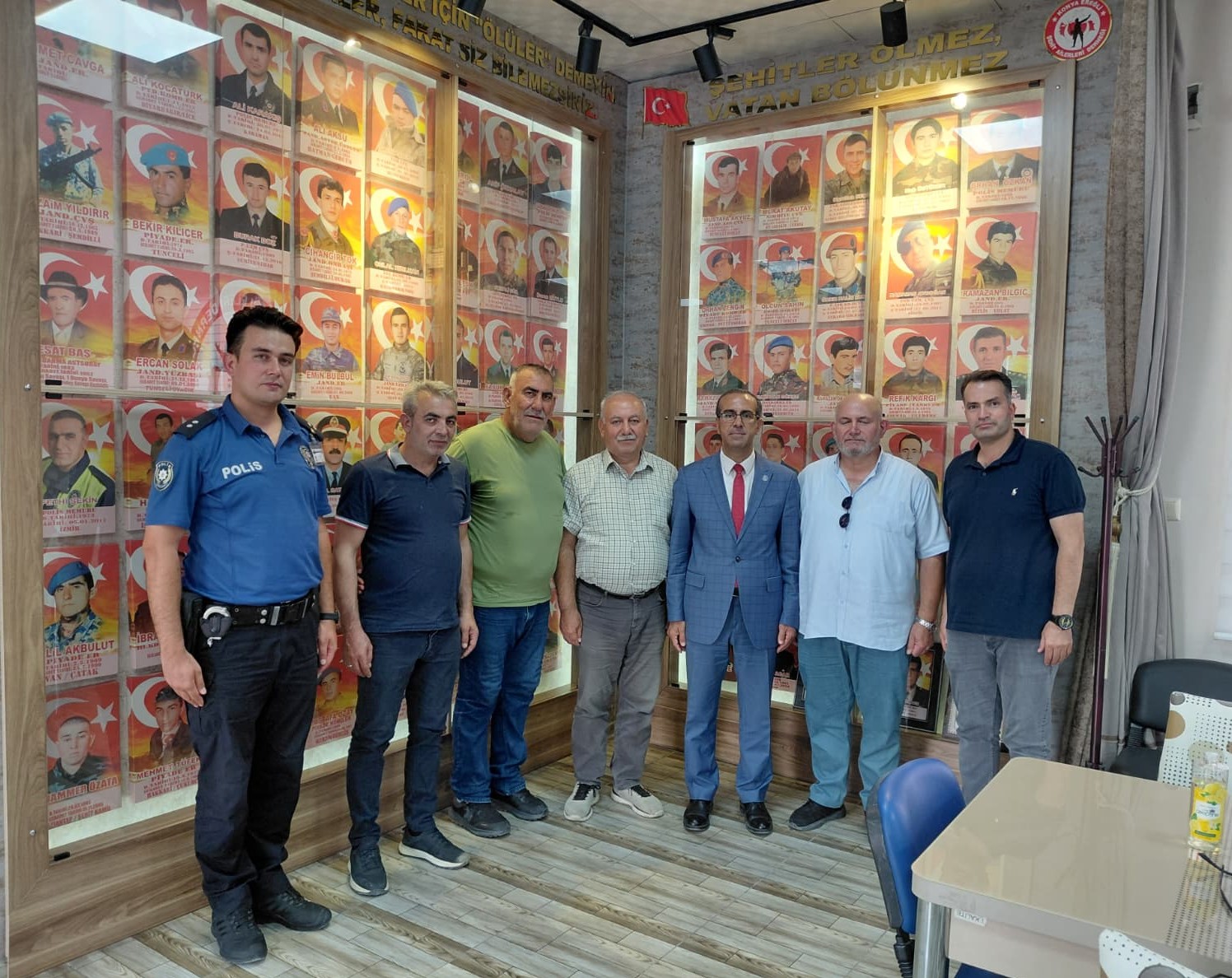 Dekanımızdan Ereğli Şehit Aileleri Yardımlaşma ve Dayanışma Derneği Başkanı’na Ziyaret