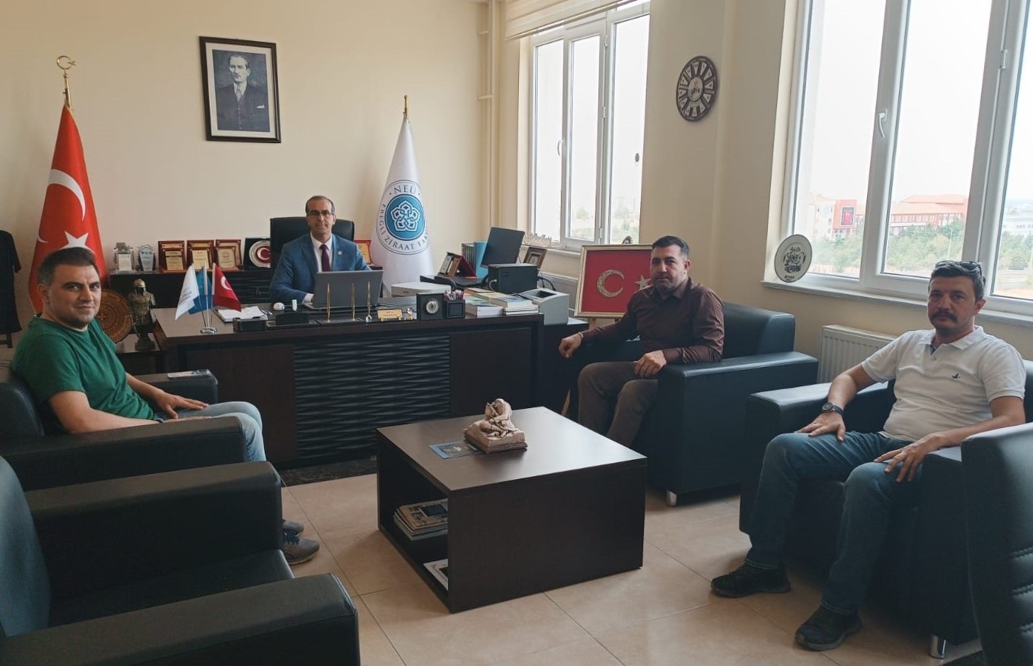 Konya Ereğli Tarım, Gıda ve Hayvancılık Festivali Kapsamında Sayraç Tarım Organizasyon Başkanı Sayın Murat Sayraç’tan Dekanımıza Ziyaret