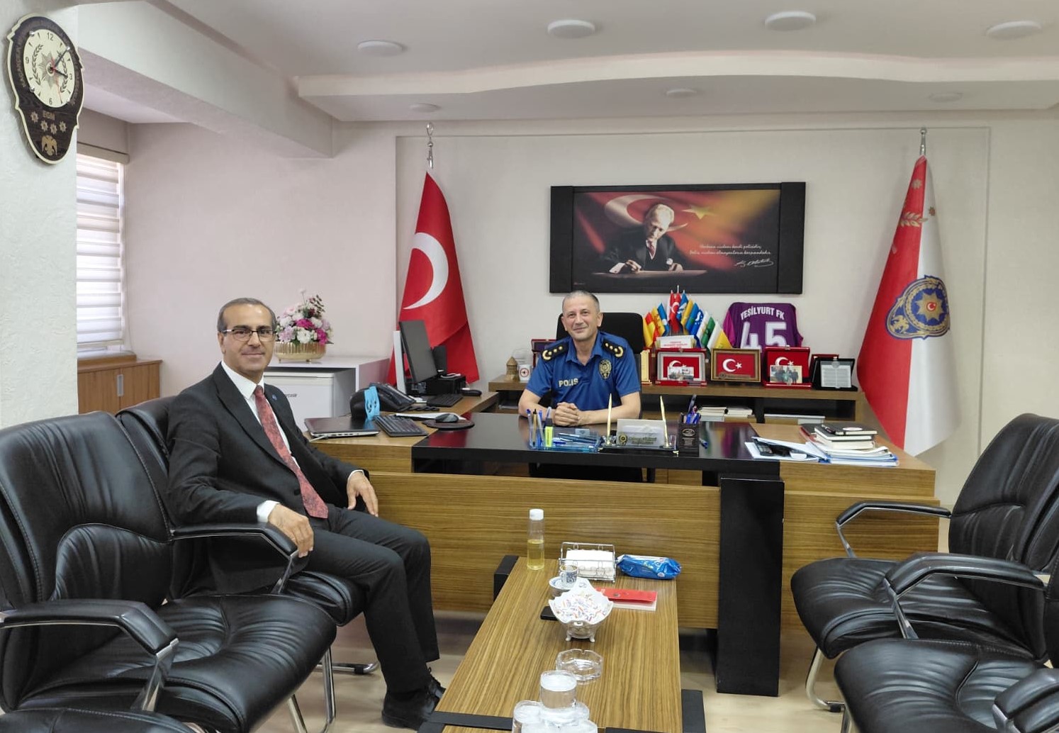 Dekanımız Ereğli İlçe Emniyet Müdürü’nü Ziyaret Etti