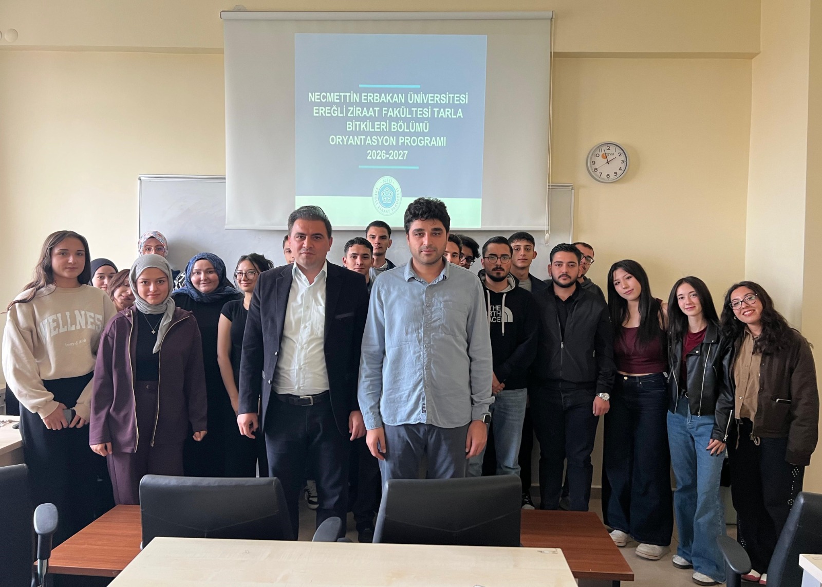 Fakültemiz Tarla Bitkileri Bölümü Birinci Sınıf Öğrencilerine Oryantasyon Programı Düzenlendi