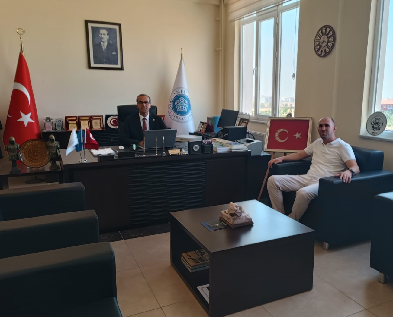 Adalet Bakanlığı Ereğli Yüksek Güvenlikli Kapalı Ceza İnfaz Kurumu Müdür Yardımcısı’ndan Dekanımıza Ziyaret
