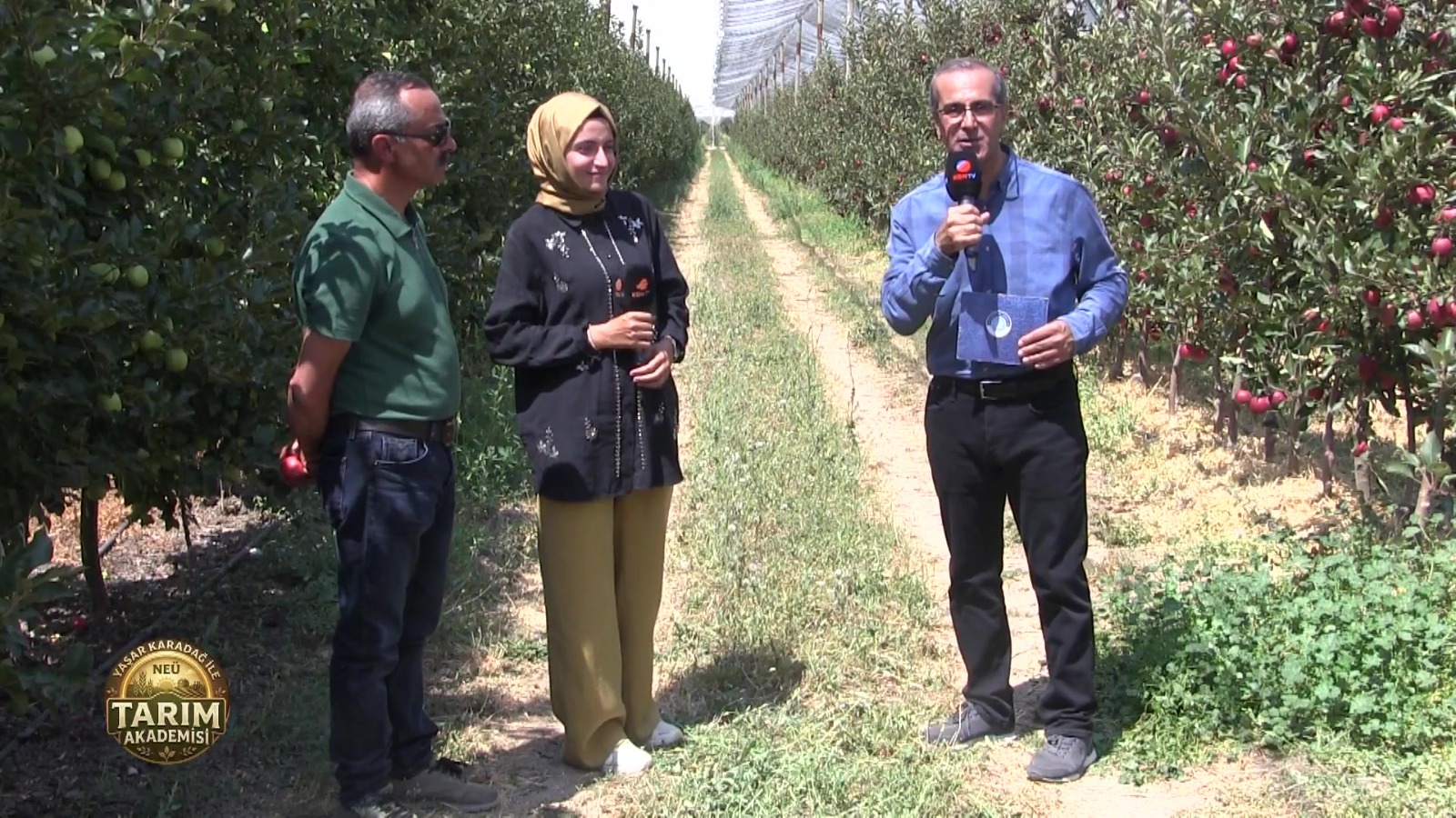 KONTV’de “Yaşar Karadağ ile Tarım Akademisi” Programının Çekimleri Ereğli’de ZMS Tarım İşletmesi’ndeki Elma Bahçesinde Gerçekleştirildi