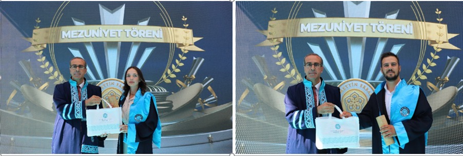 Bölüm Birincileri Mezuniyet ve Geleceğe Mesaj Töreni’ne Katıldık
