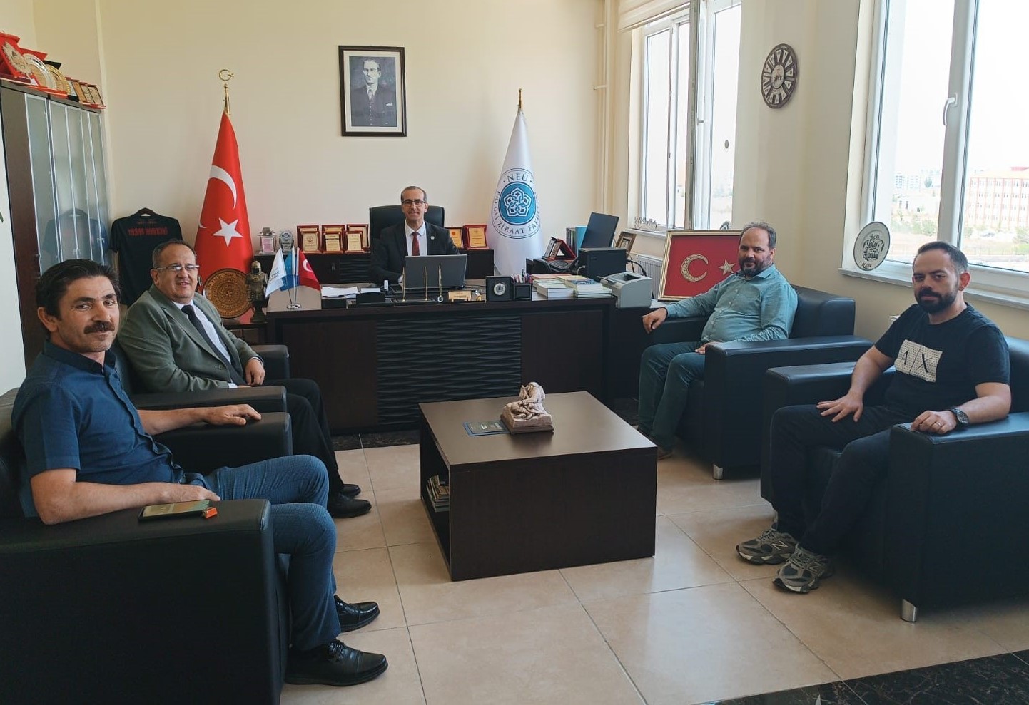 Veteriner Fakültesi Dekanından Fakültemiz Dekanına İadei Ziyaret