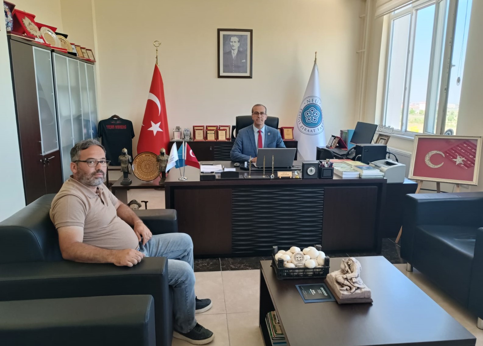 HARPAS Mantar Tarım İşletmesi Sahibi’nden Dekanımıza Ziyaret