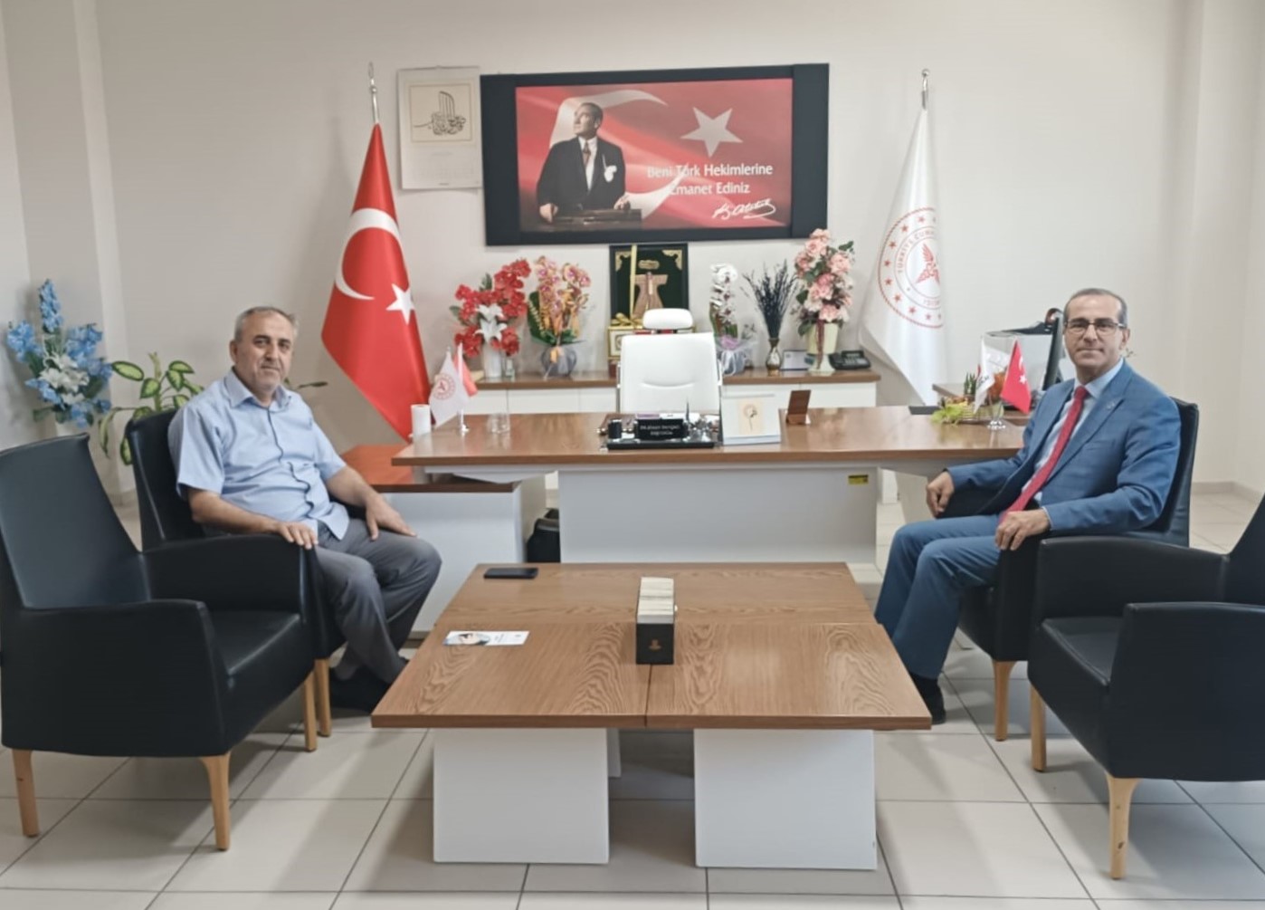 Dekanımız Ereğli Devlet Hastanesi Başhekimi Dr. Sinan Bahçacı’yı Ziyaret Etti