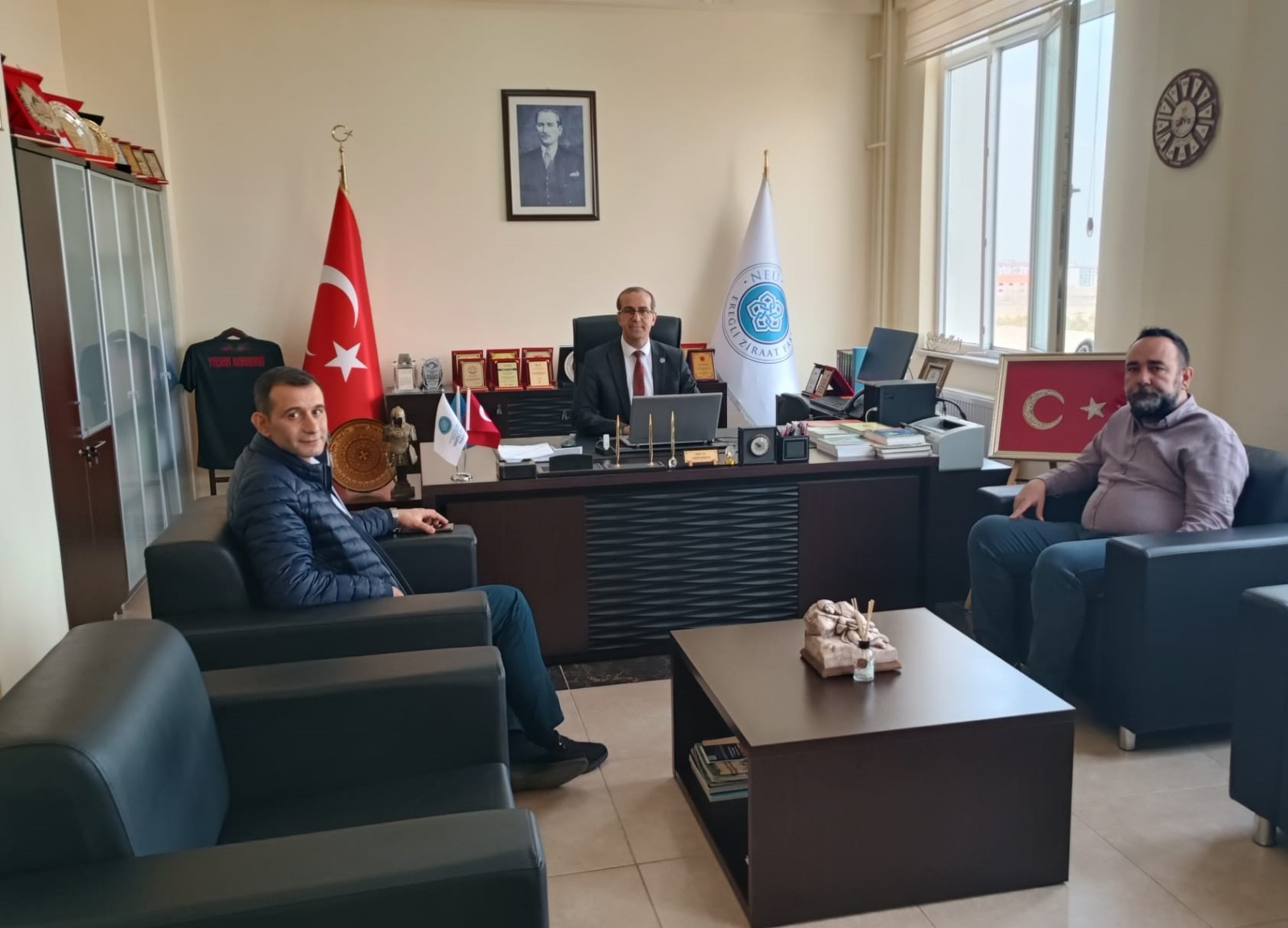 Konya Ovası Projesi Bölge Kalkınma İdaresi (KOP) Beşeri Sosyal ve Kurumsal Gelişme Koordinatörlüğü’nden Dekanımıza Ziyaret