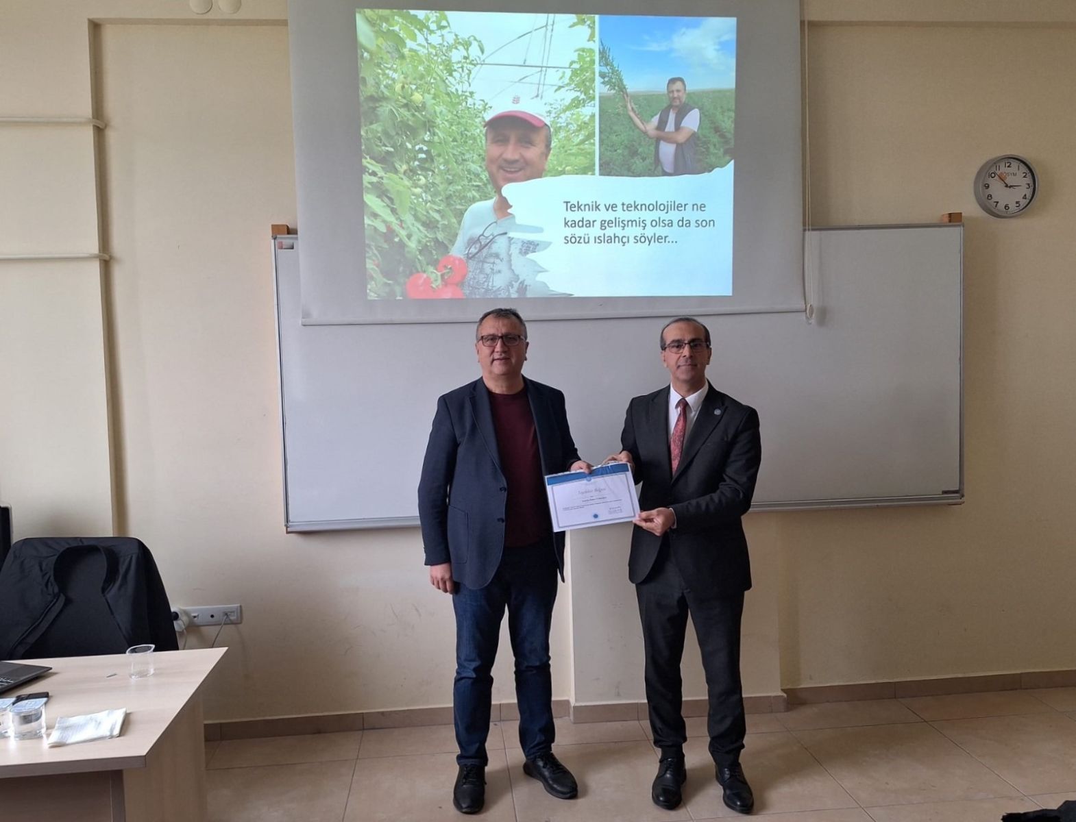 Fakültemizde Bitki Islahının Dünü, Bugünü ve Geleceği Konulu Konferans Verildi