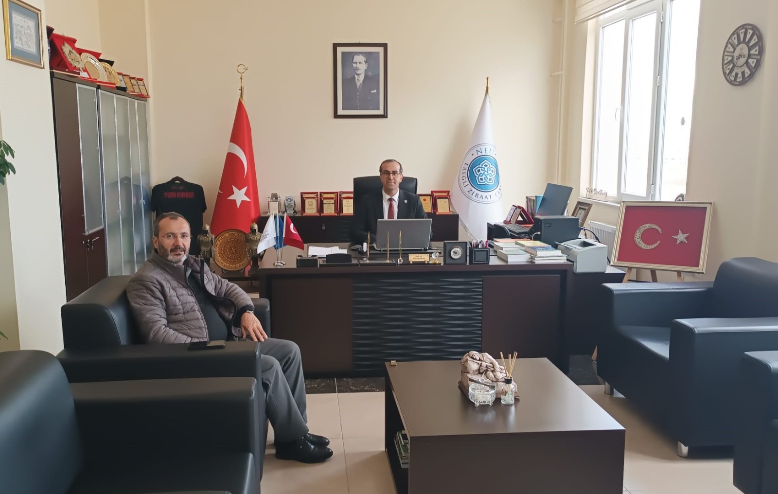 Konya Eğitim Bir Sen İl Başkan Yardımcısı’ndan Dekanımıza Ziyaret