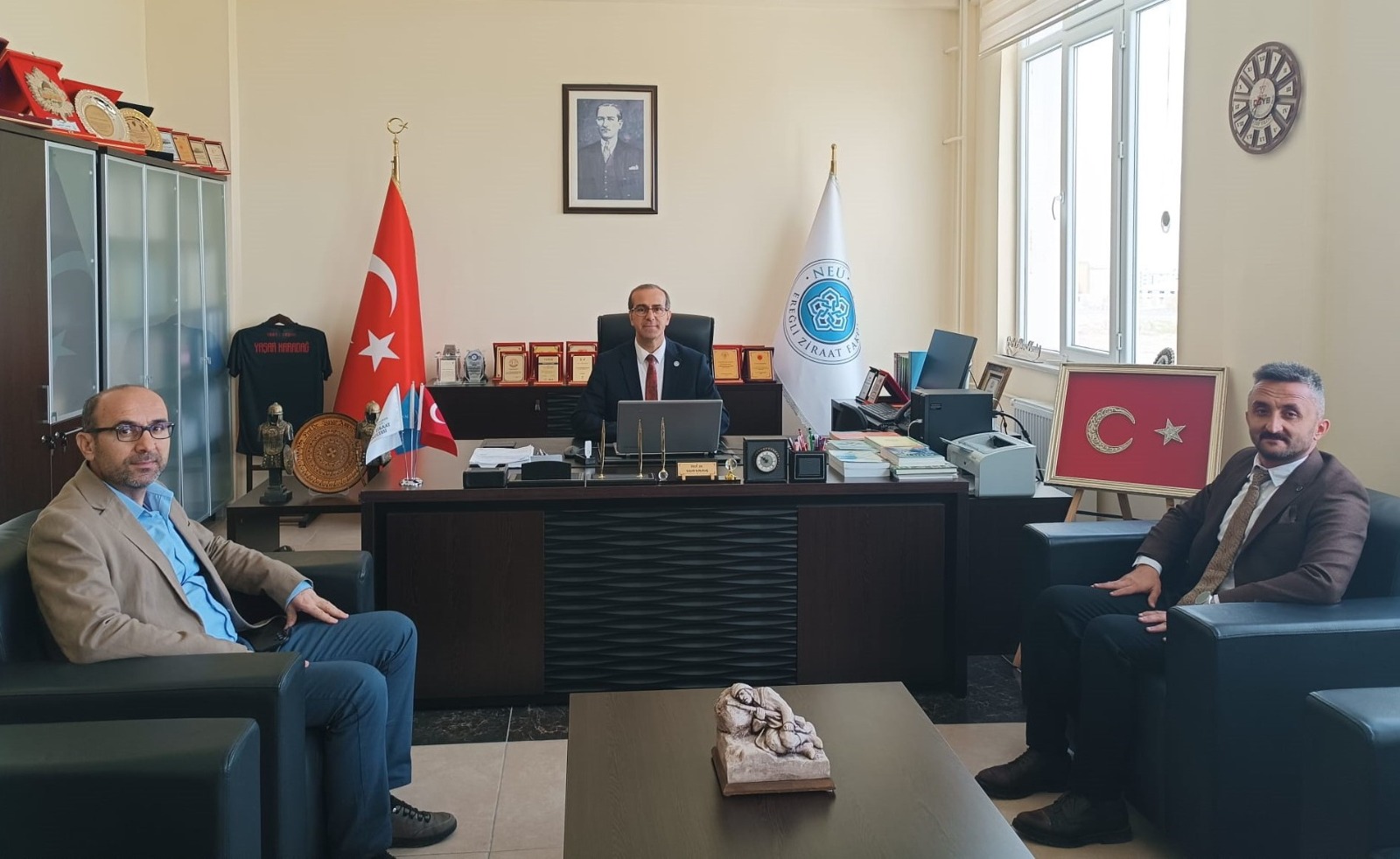 İvriz Tarım Mesleki ve Teknik Anadolu Lisesi Müdürü’nden Dekanımıza Ziyaret