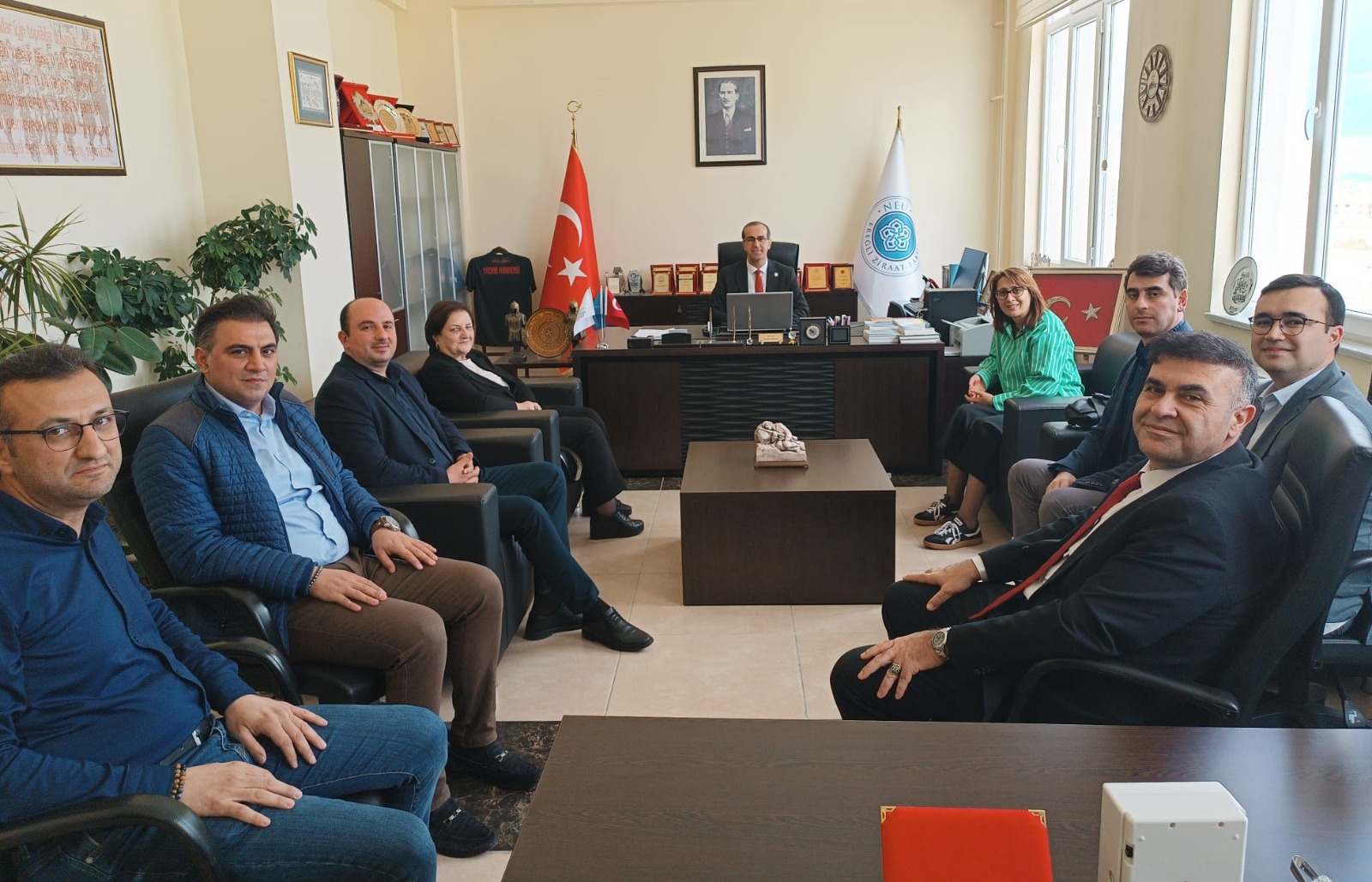 İKSAD Enstitüsü Başkanı ve Iakob Gogebashvili Telavi State Universitesi (TESAU) Ziraat, Doğa Bilimleri ve Teknolojileri Fakültesi Dekanından Ziyaret