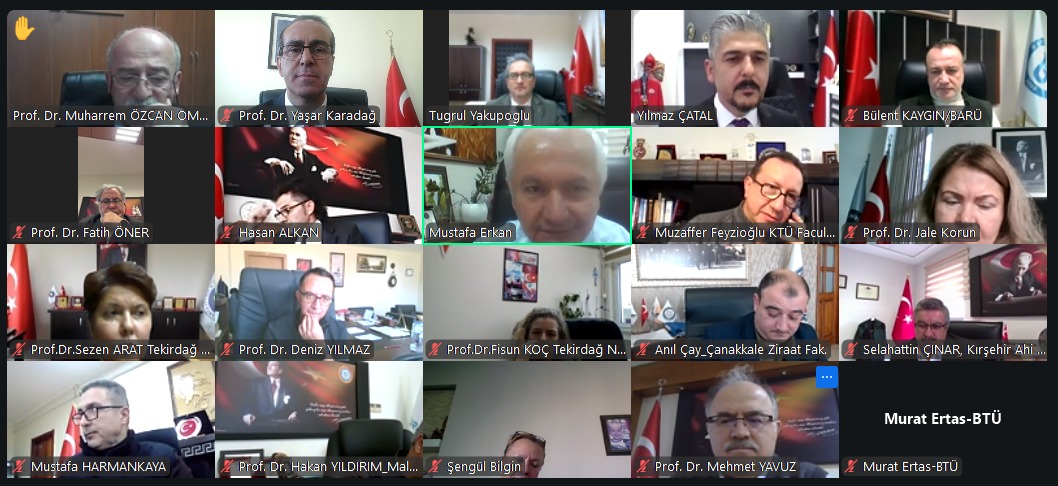 Dekanımız Ziraat, Orman ve Su Ürünleri Dekanlar Konseyi Toplantısına Katıldı